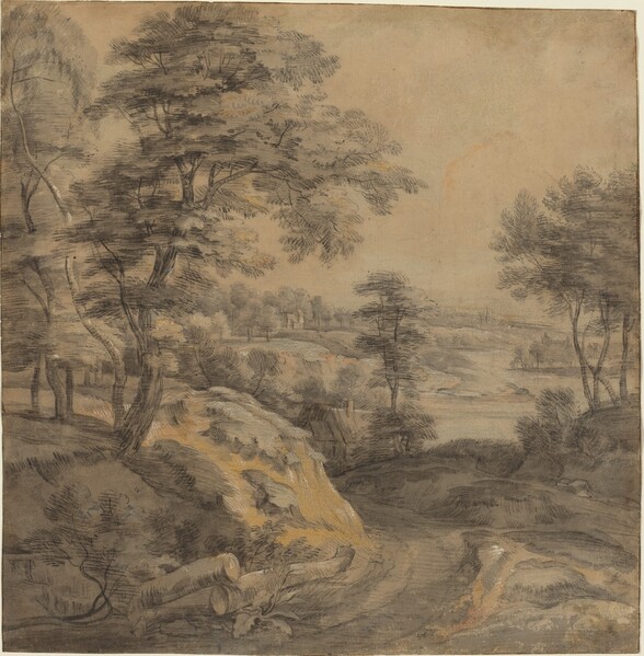 Wooded Landscape with a Road