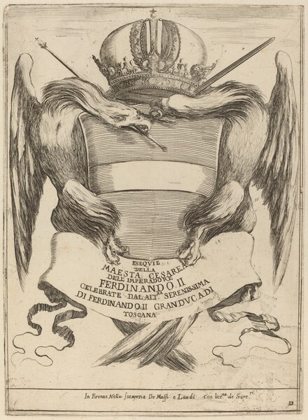 Arms with a Dedication to Grand Duke Ferdinand II