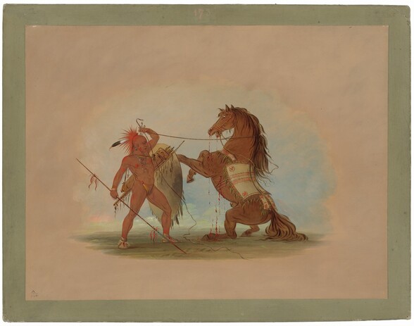 A Pawnee Warrior Sacrificing His Favorite Horse