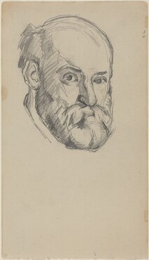 Paul Cézanne, Self-Portrait [recto], c. 1880/1882c. 1880/1882