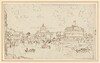 The Tiber with Saint Peter's and the Castel S. Angelo (recto)