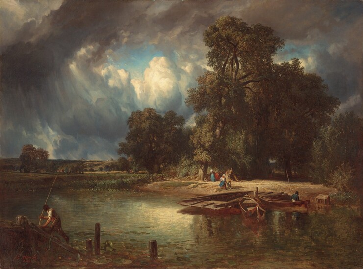 romantic painting landscape