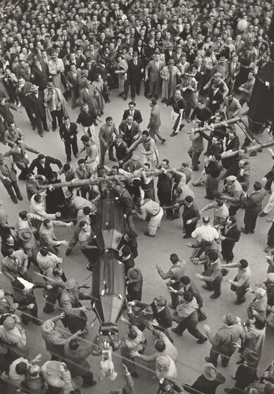 The Great Day of Gubbio, the Festa of the Ceri David Seymour (Chim), The Great Day of Gubbio, the Festa of the Ceri, c. 1951