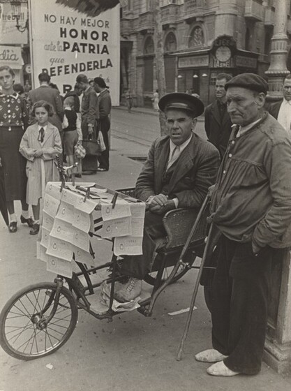 David Seymour (Chim), National Lottery, Barcelona, Spanish Civil War, 1938