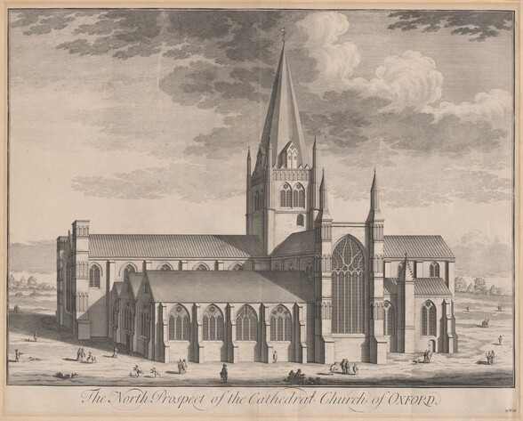The North Prospect of the Cathedral Church of Oxford