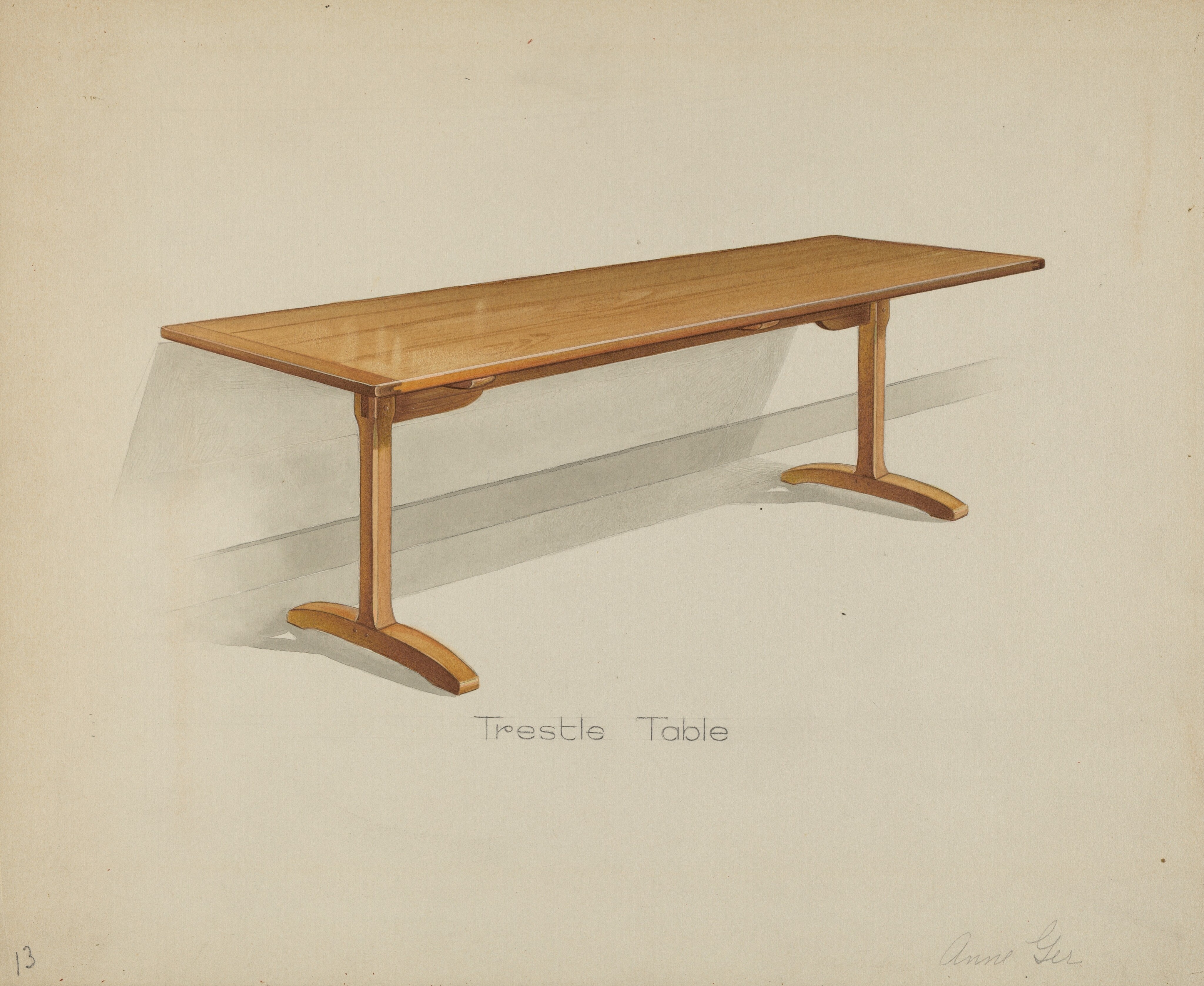 Shaker pedestal table sale