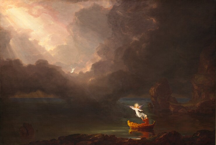 Thomas Cole, The Voyage of Life: Old Age, 1842