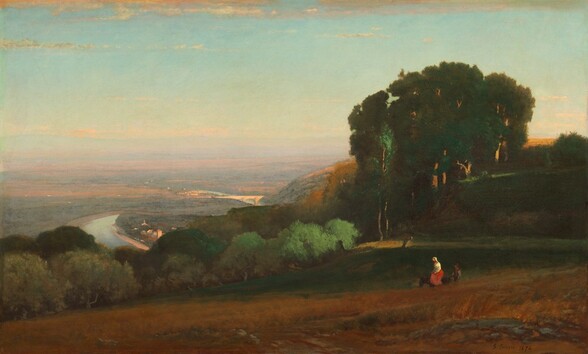 View of the Tiber near Perugia