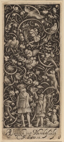 Ornament with Foliage and Birds