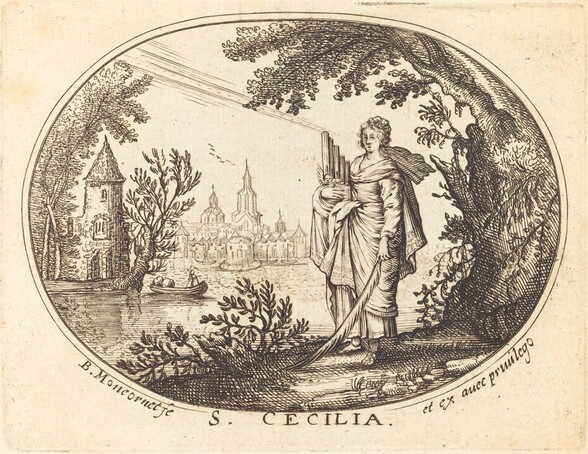 Saint Cecilia in a Landscape