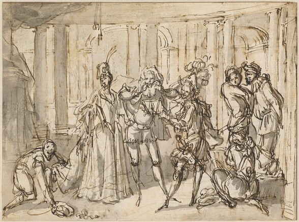 A Performance by the Commedia dell