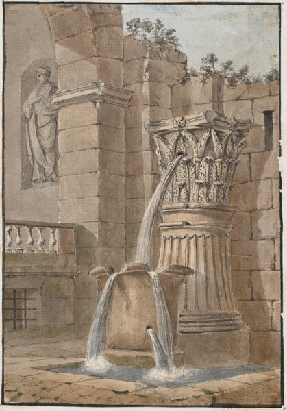 Fountain in a Courtyard