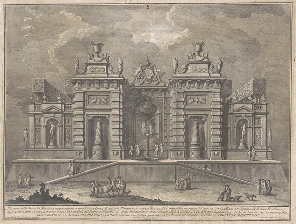 The Seconda Macchina for the Chinea of 1774: A Villa with Ancient Monuments and a Game of Giostra