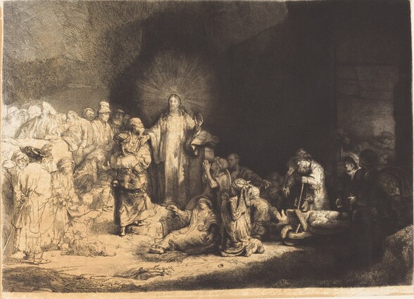 Christ Preaching (The Hundred Guilder Print)