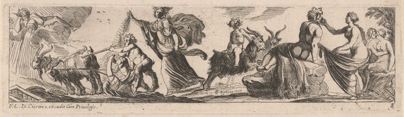 Satyr Driving a Pair of Goats
