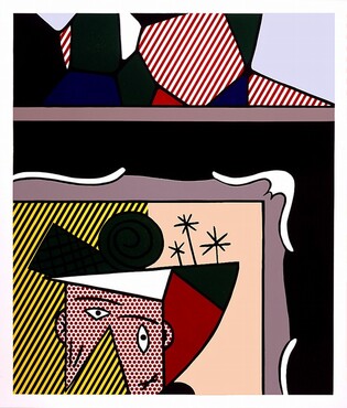 Roy Lichtenstein, Anthony Zepeda, James Reid, Kevin Kennedy, Krystine Graziano, Richard Hammond, Ron McPherson, Gemini G.E.L., Two Paintings, 19841984