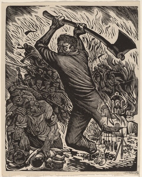 <p>Leopoldo Méndez, The Peoples Revenge, 1943