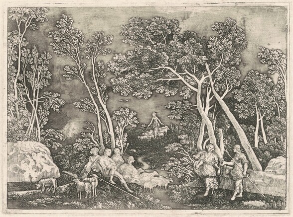 Nymphs in a Landscape
