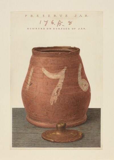 Pottery from the Index of American Design