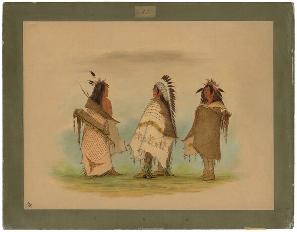 Three Shoshonee Warriors