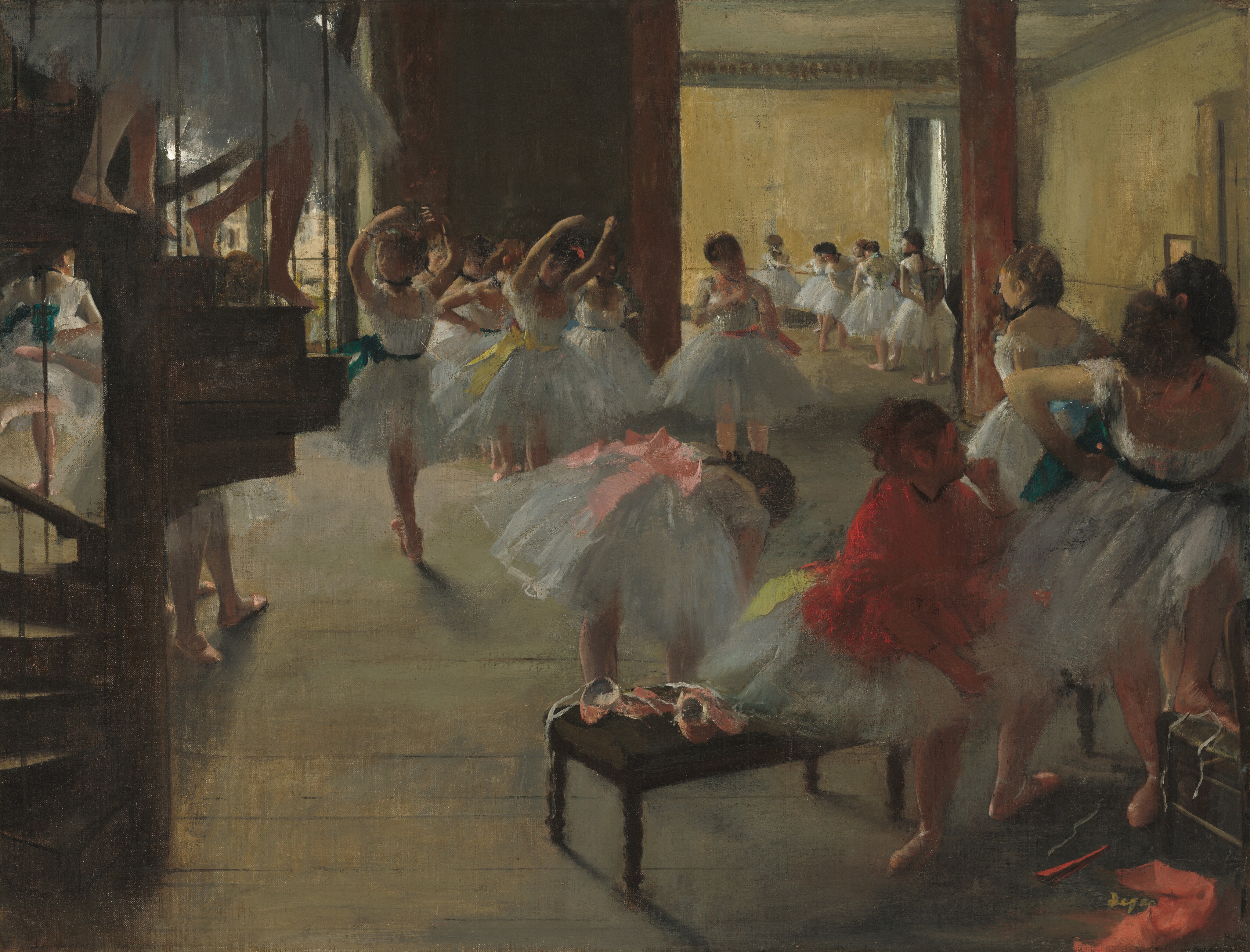ART PRINT Ballet School by Edgar Degas 