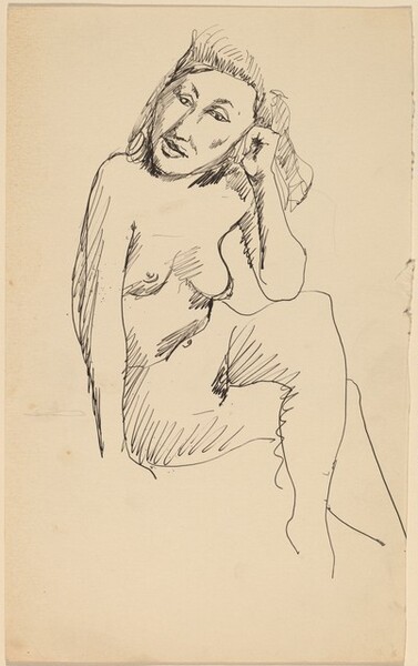 Seated Female Nude