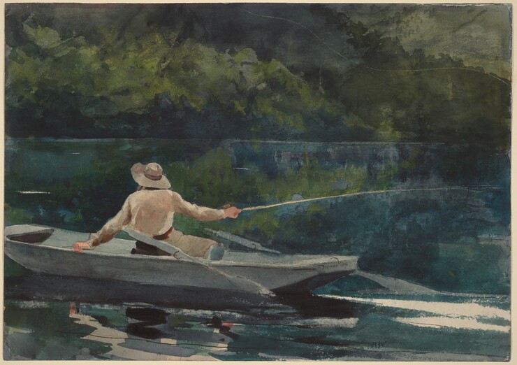 Painting Landscapes- Beginning Techniques- Fishing the Riffle 