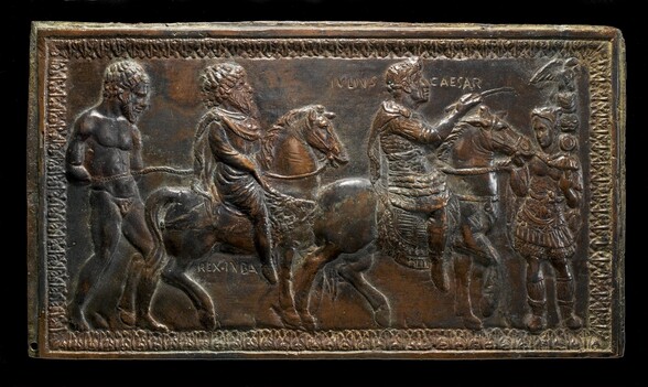 King Juba I of Numidia Led in Triumph by Julius Caesar
