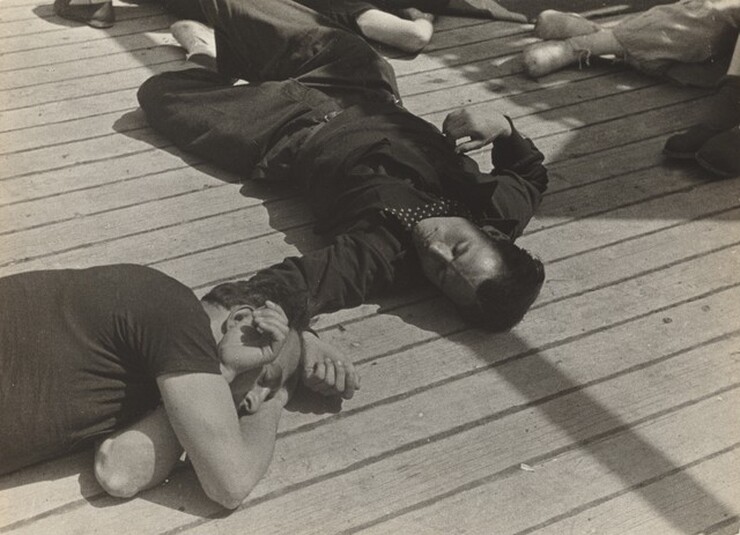 Spanish Refugees aboard S.S. Sinaia