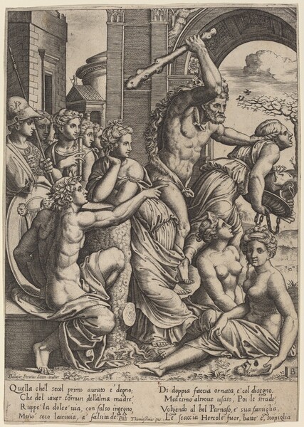 Envy Driven from the Temple of the Muses