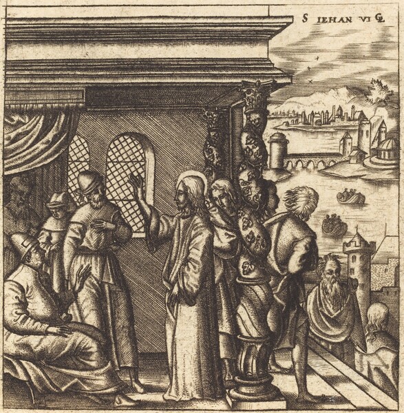 Christ Teaching in the Synagogue