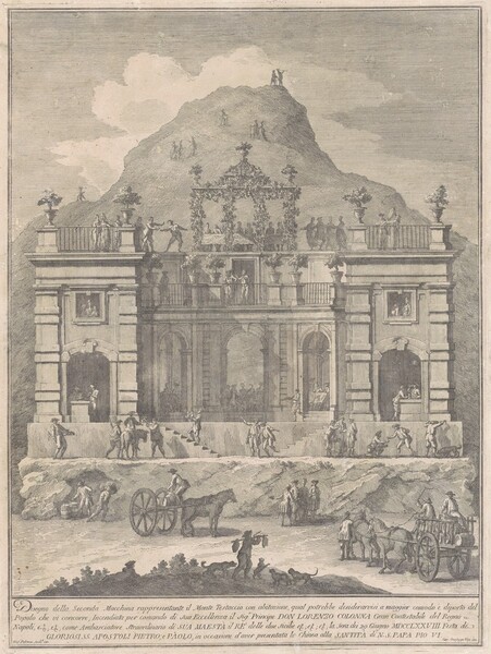 The Seconda Macchina for the Chinea of 1778: A Dwelling near Monte 