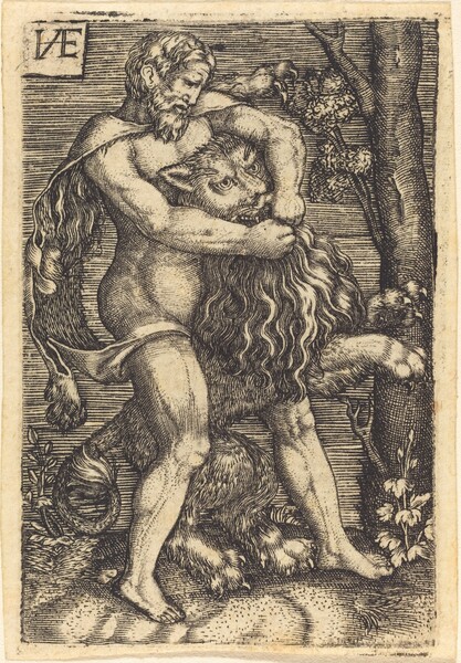 Hercules Killing the Lion