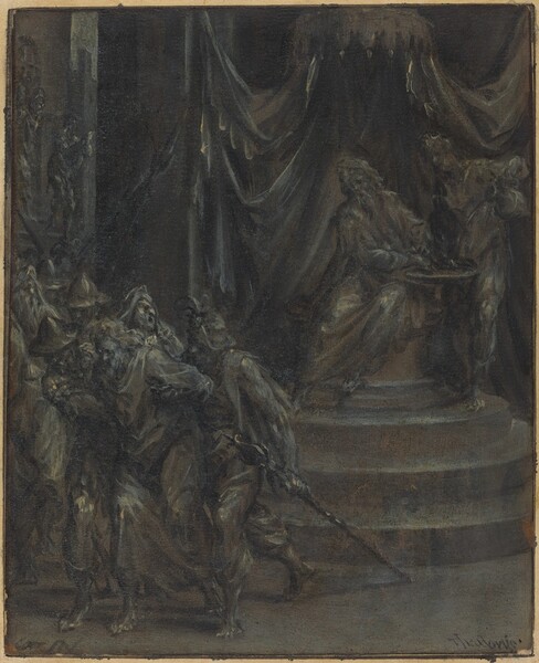 Pilate Washing His Hands as Christ Is Led Away