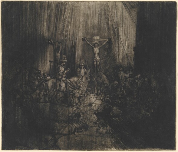 Christ Crucified between the Two Thieves (The Three Crosses)