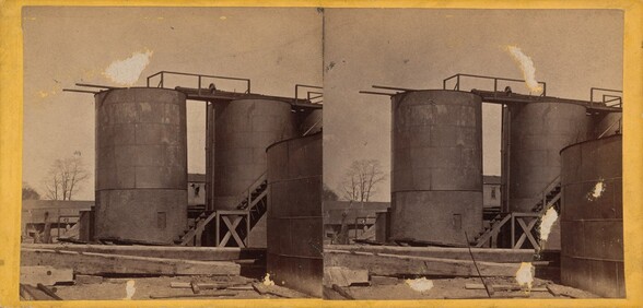 Crude Oil Tanks, Clark & Sumner, Standard Petroleum Refinery, Pittsburg, Pennsylvania