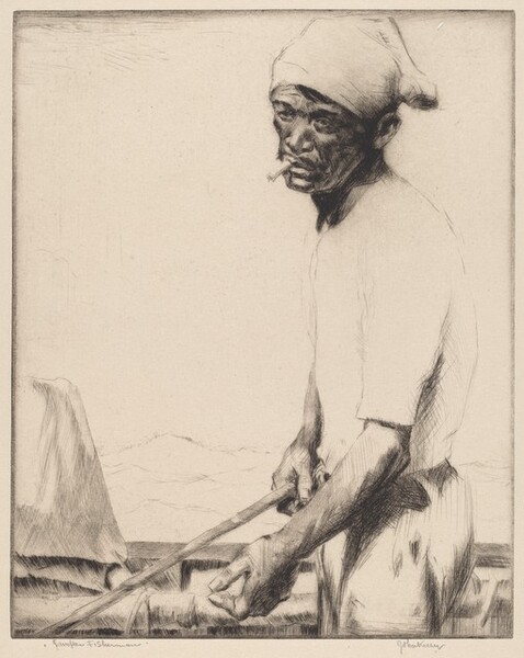 Sampan Fisherman