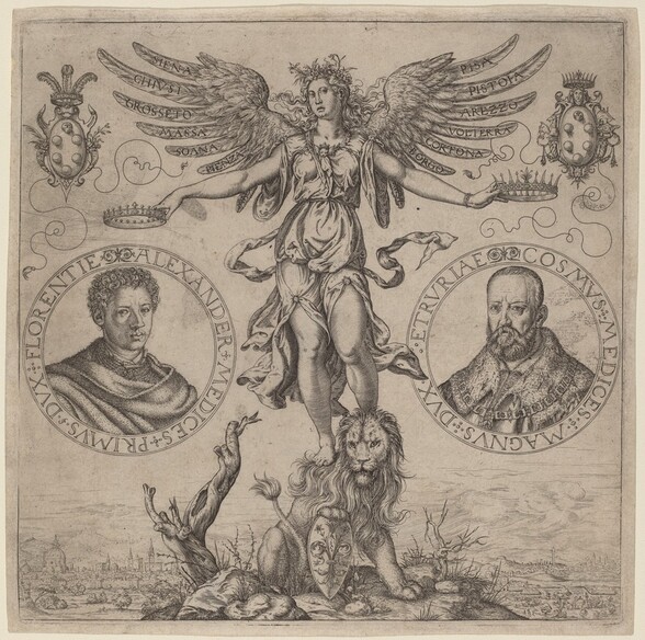 Alexander de Medicis and Cosmo de Medicis