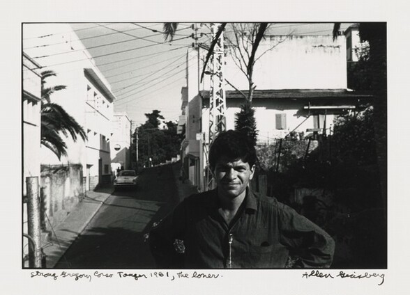 Strong Gregory Corso Tangier 1961, The loner.