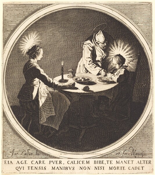 The Holy Family at Table