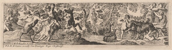 Satyrs and Putti Playing with Animals
