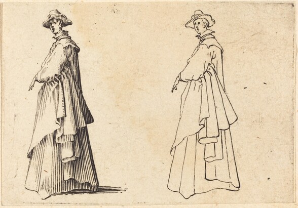 Lady in a Large Coat