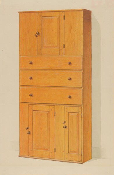 Shaker Cupboard with Drawers