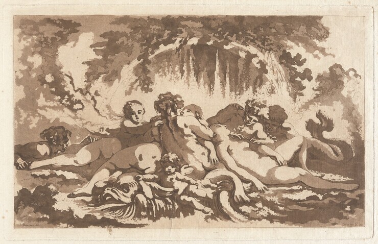Jean-Claude-Richard, Abbé de Saint-Non, François Boucher, Naiads and Tritons, 17661766