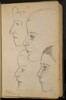 Studies of a Boy's Profile to the Left