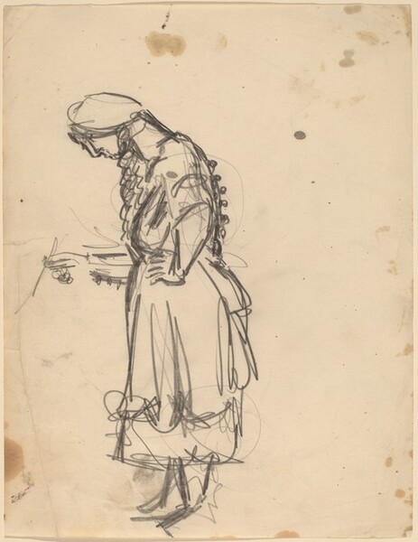 Woman in a Long Dress