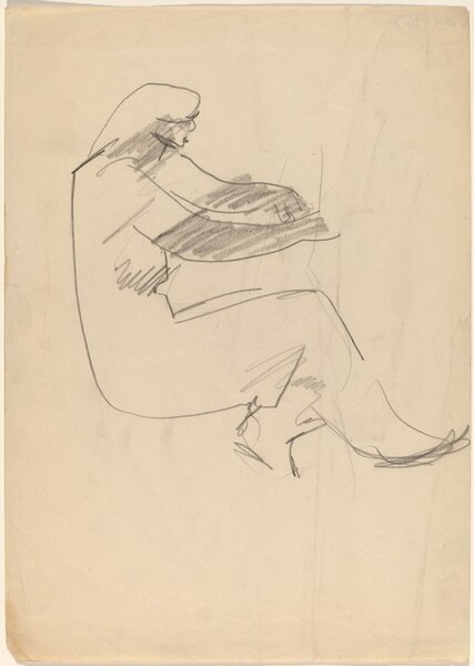 Seated Figure Facing Right