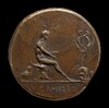 Male Figure and Winged Caduceus [reverse]