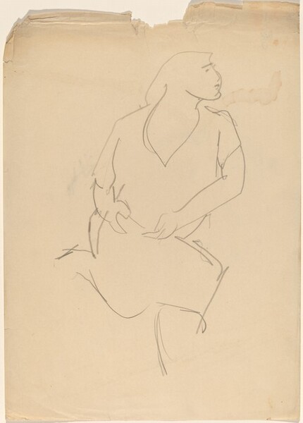 Seated Woman, Head Turned Right