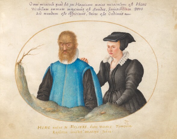 Plate 1: Pedro González (Petrus Gonsalvus) and His Wife, Catherine